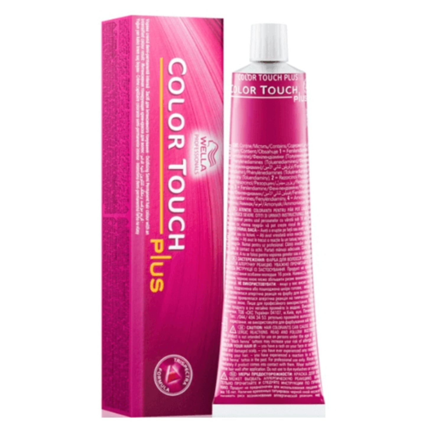 Wella Tintura Color Touch Plus 60ML - 77.07 Rubio Mediano Intenso Natural Marrón