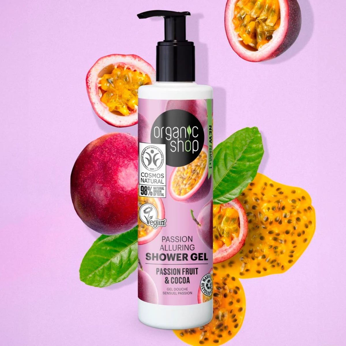 Organic Shop Gel De Ducha Maracuyá Y Cacao - 280 ML