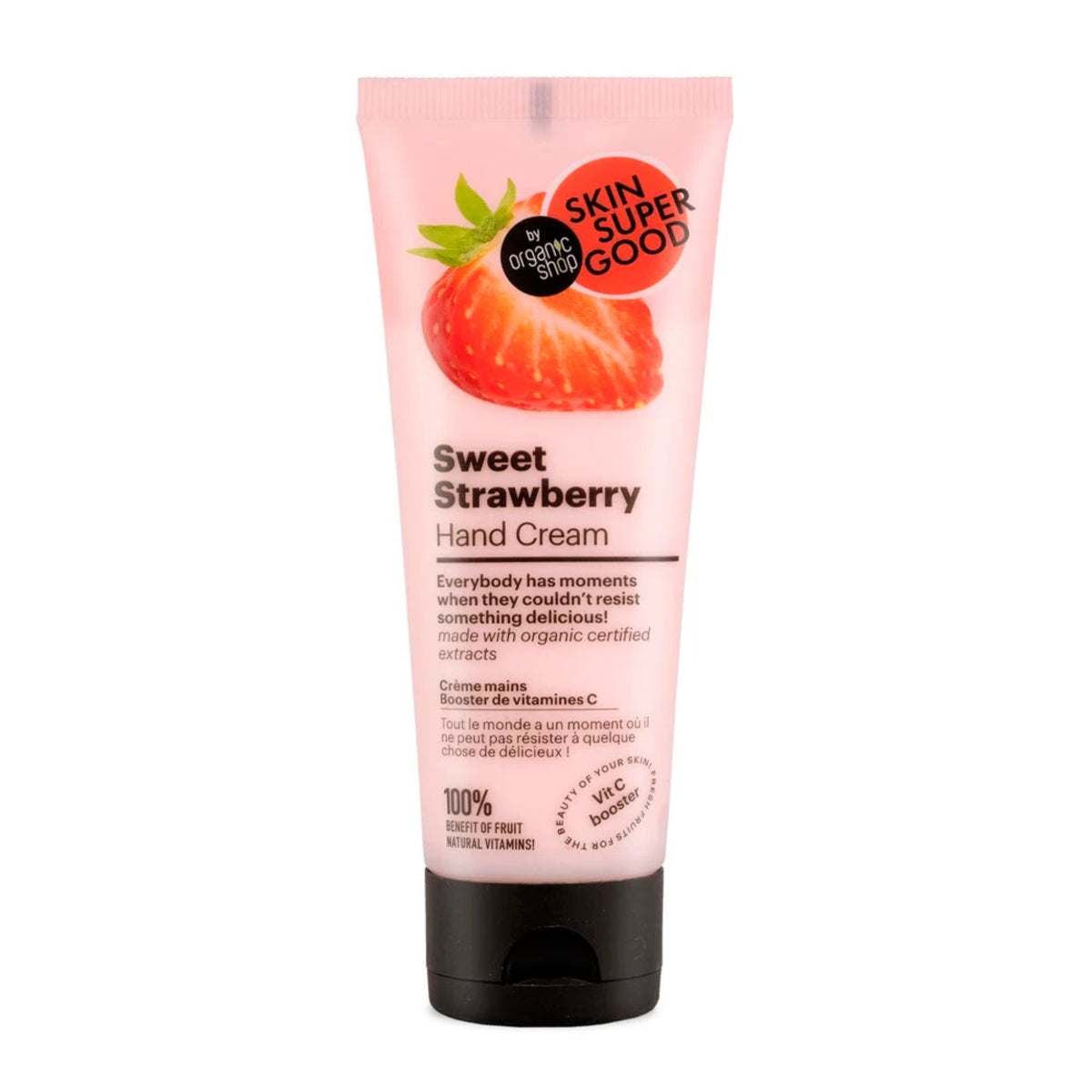 Organic Shop Crema De Manos Frutilla Boost Vitamina C - 75 ML