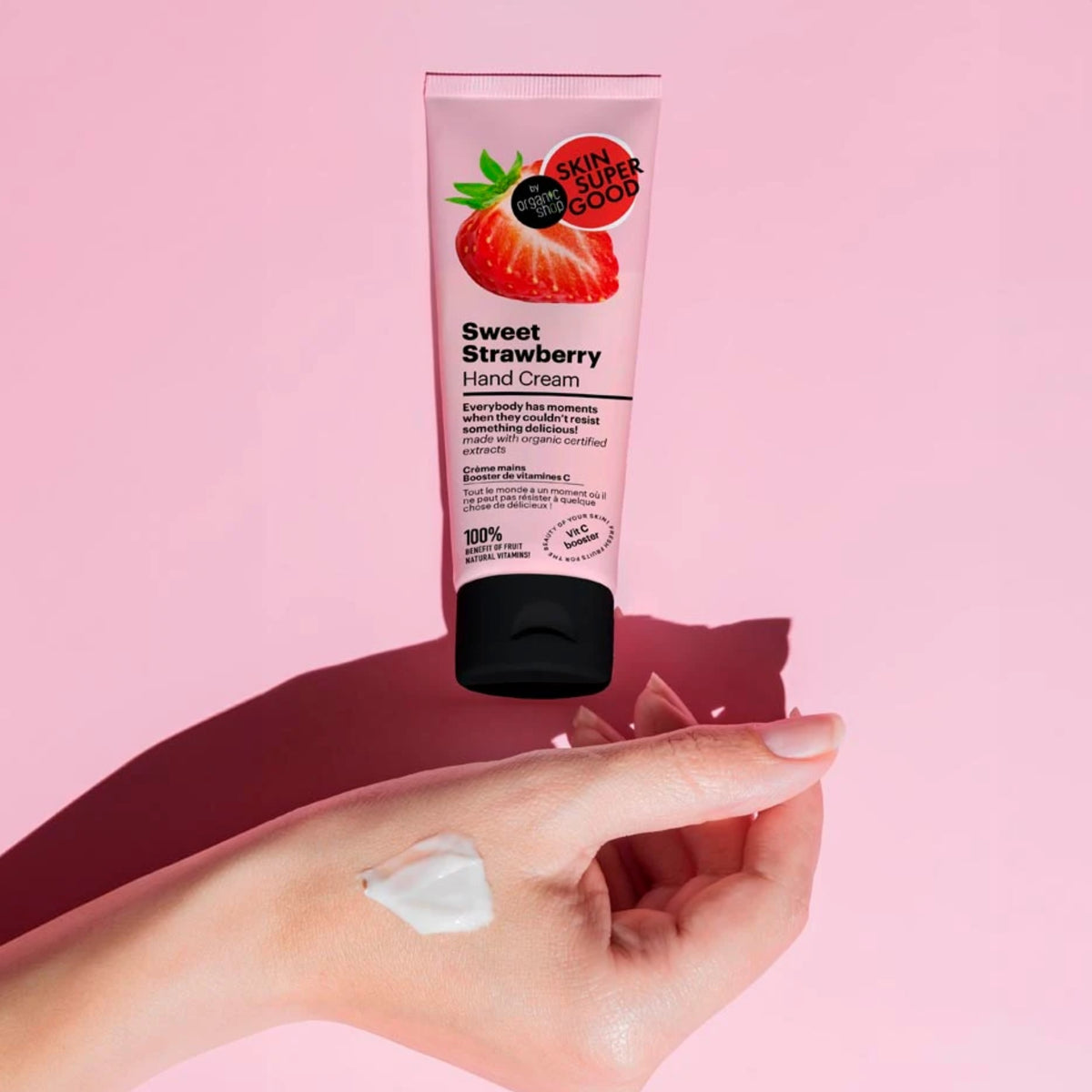 Organic Shop Crema De Manos Frutilla Boost Vitamina C - 75 ML
