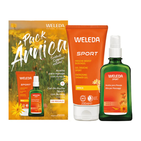 Weleda Pack Corporal Aceite de Masaje Y Gel De Ducha Árnica