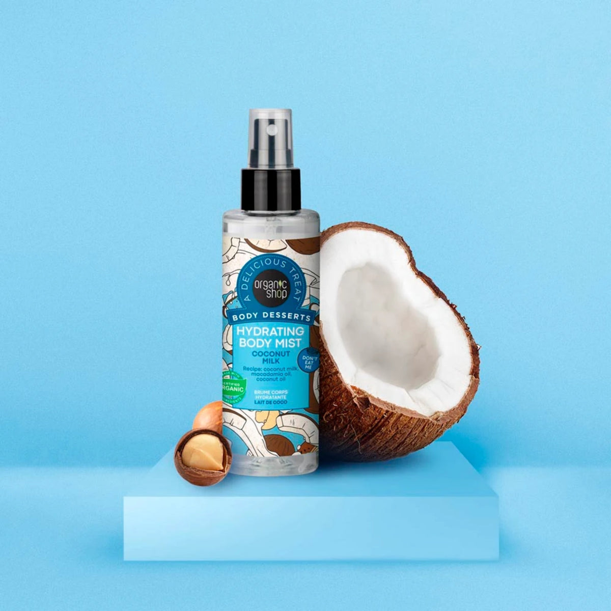 Organic Shop Body Mist Hidratante Coconut - 200 ML