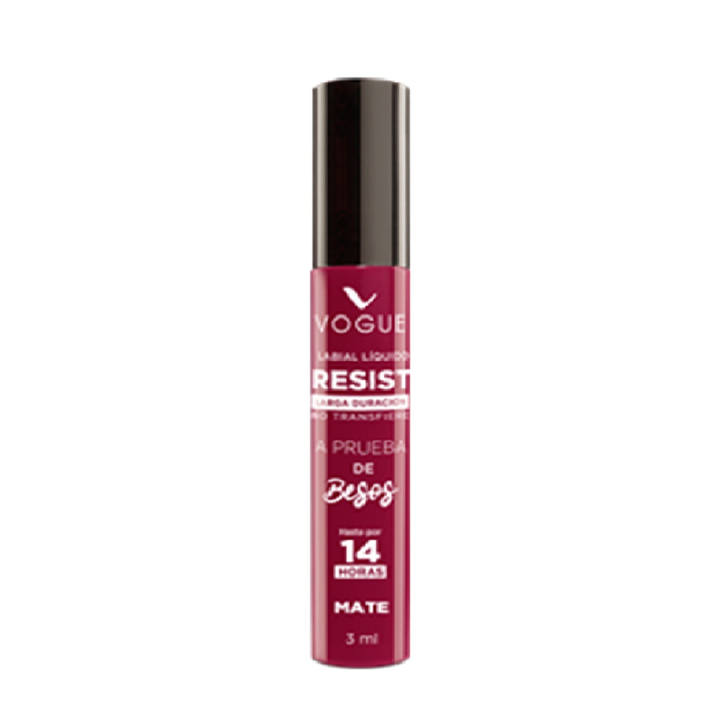Vogue Labial Liquido Resist Larga Duración Mate - Valiente