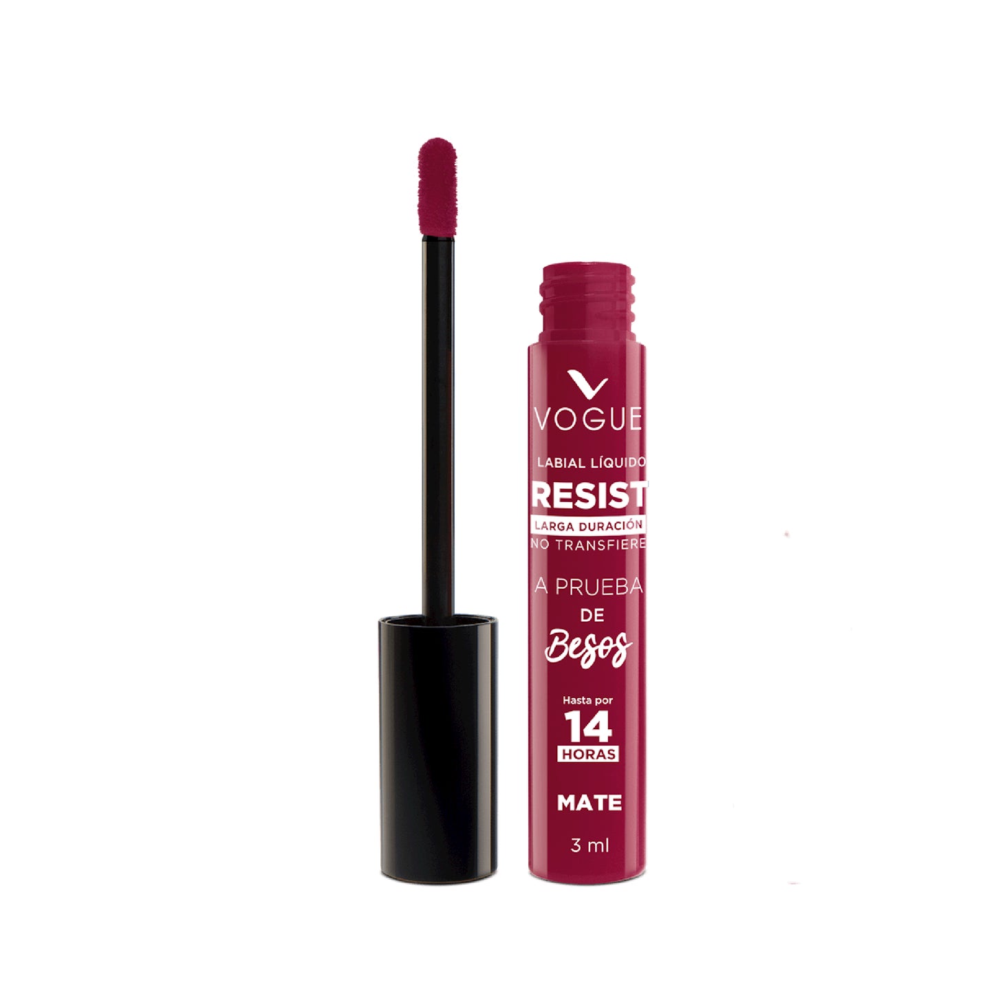 Vogue Labial Liquido Resist Larga Duración Mate - Valiente