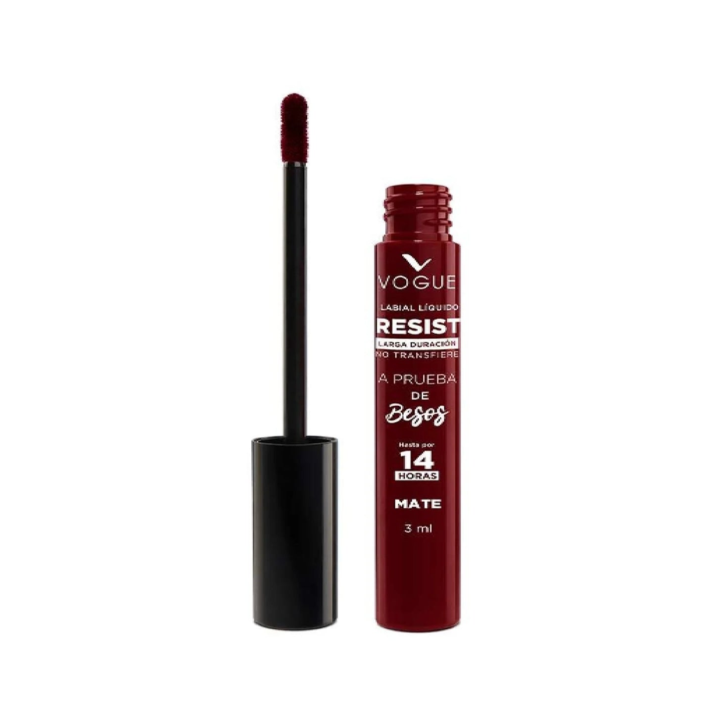 Vogue Labial Liquido Resist Larga Duración Mate - Atrevida