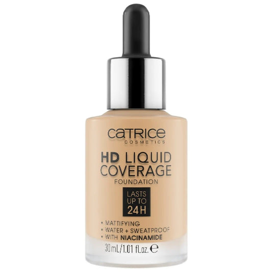 Catrice Base De Maquillaje HD Liquid Coverage 036 - Hazelnut Beige