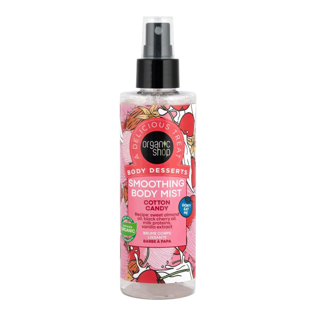 Organic Shop Body Mist Cotton Candy - 200 ML