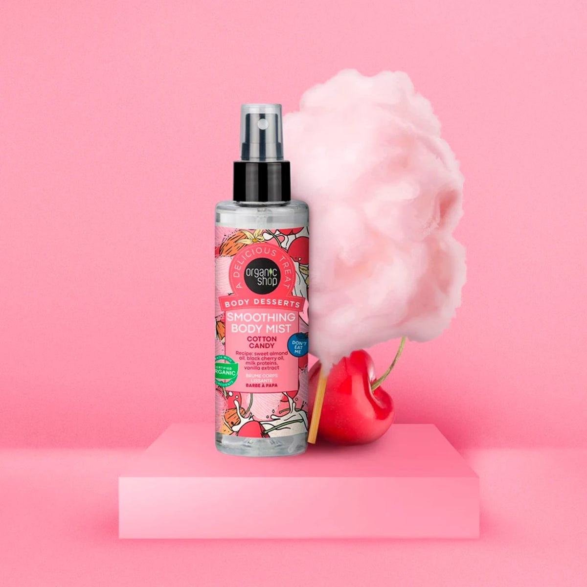 Organic Shop Body Mist Cotton Candy - 200 ML