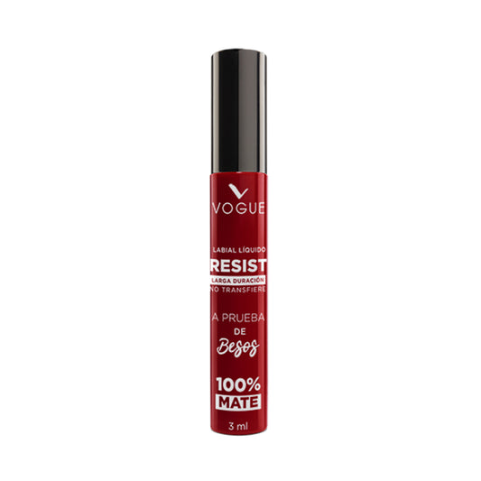 Vogue Labial Liquido Resist Larga Duración Mate - Poderosa