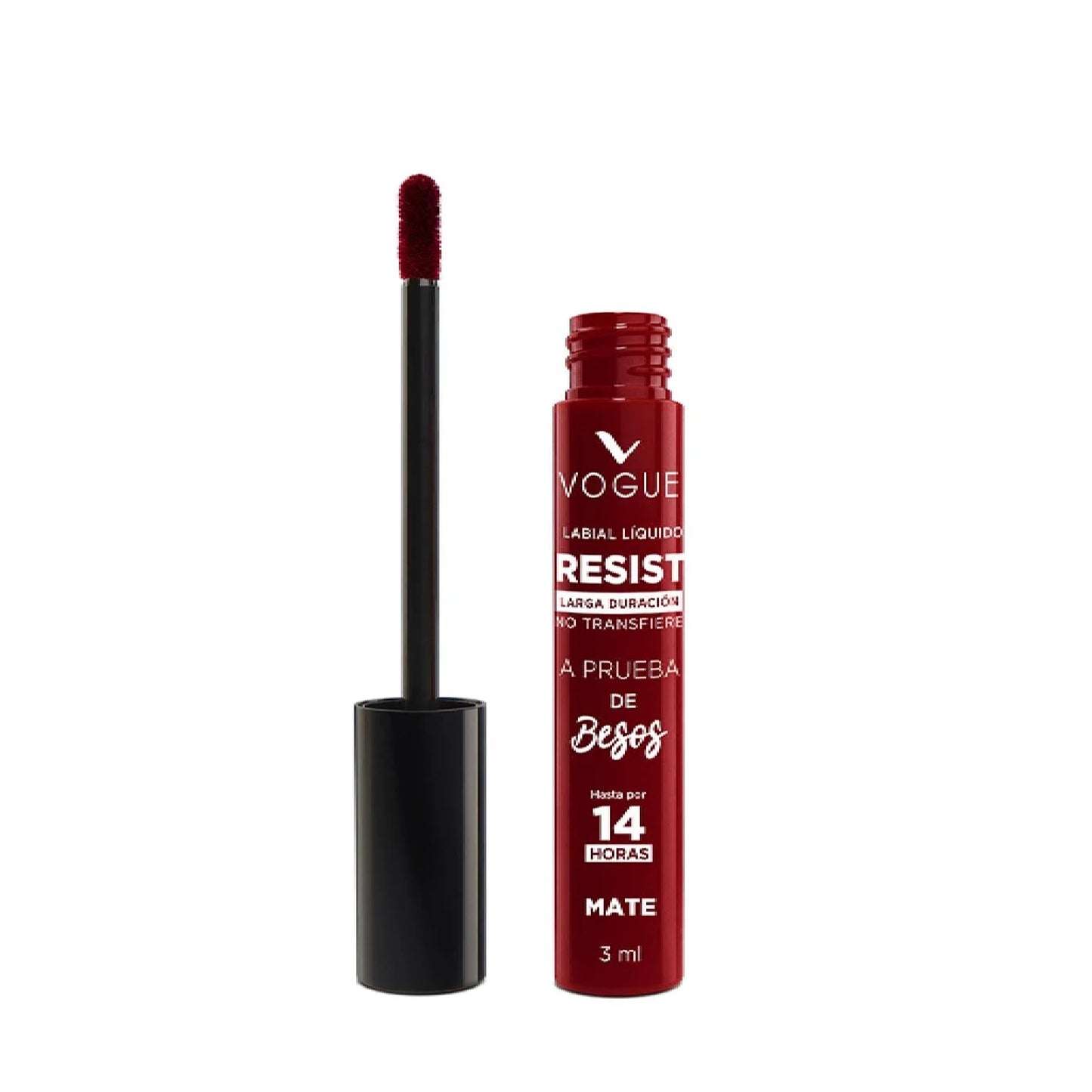 Vogue Labial Liquido Resist Larga Duración Mate - Poderosa