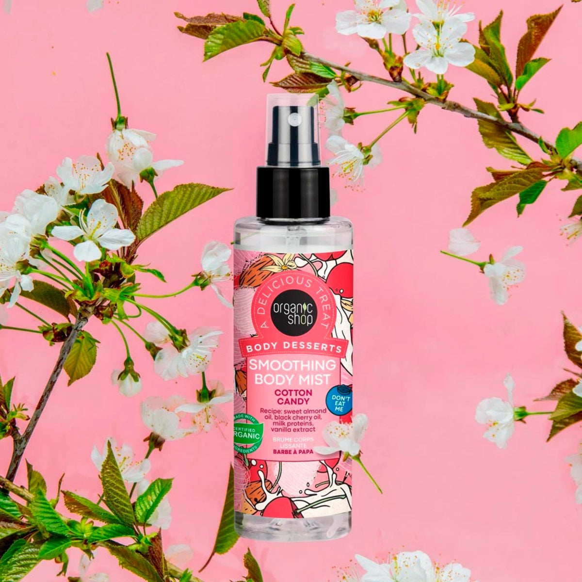 Organic Shop Body Mist Cotton Candy - 200 ML