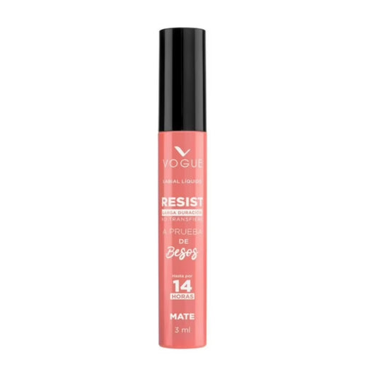 Vogue Labial Liquido Resist Larga Duración Mate - Romantica