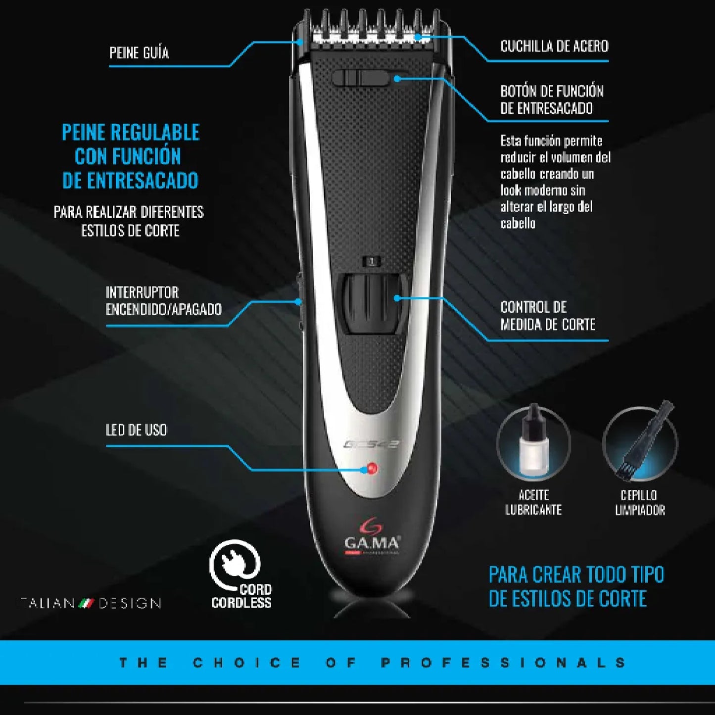 Gama Máquina Corta Pelo Clipper GC 542