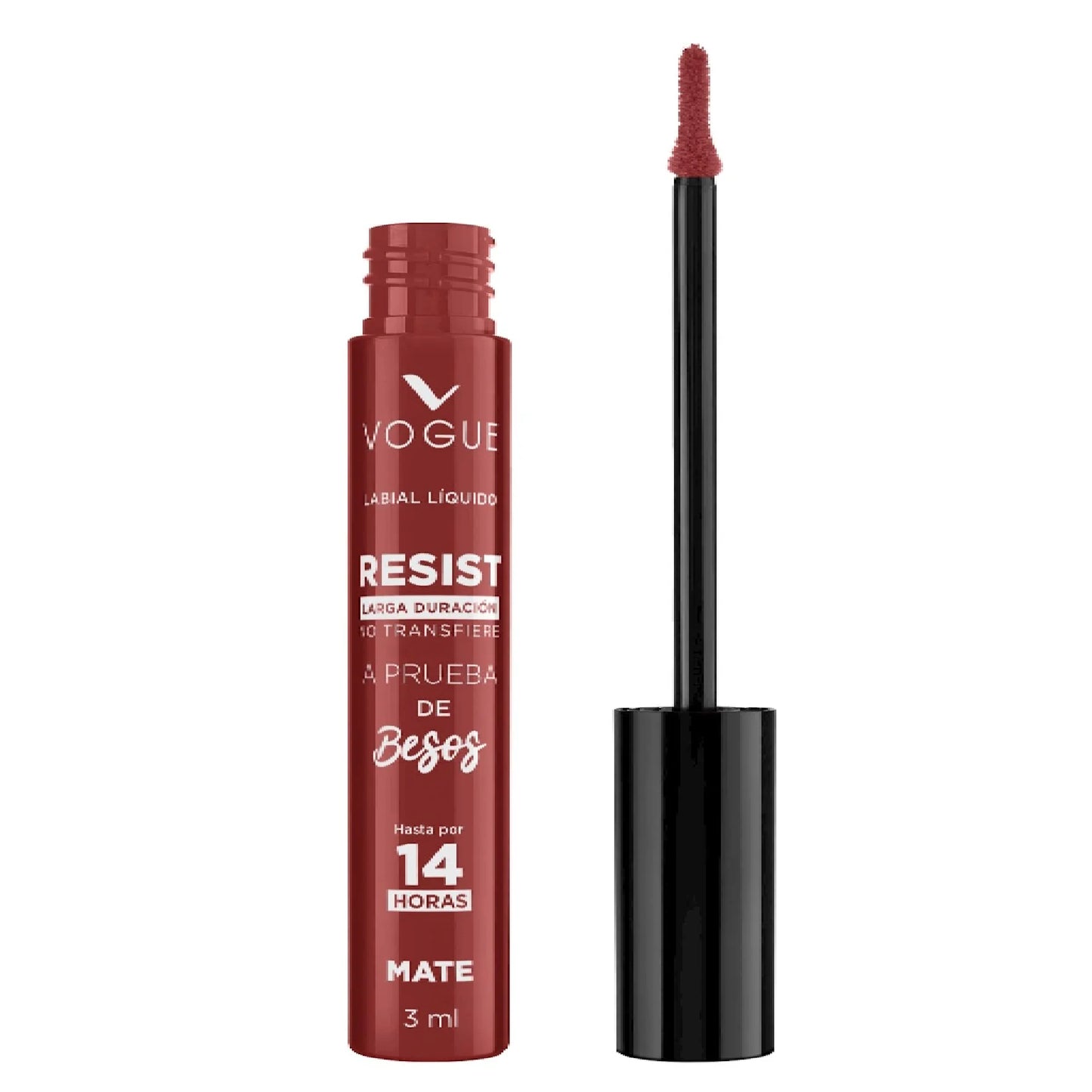 Vogue Labial Liquido Resist Larga Duración Mate - Siente