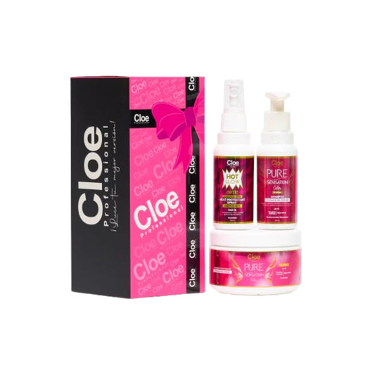 Cloe Pack Pure Sensation Color Máscara 270 GR + Shampoo 100 ML + Hot Glow 100 ML