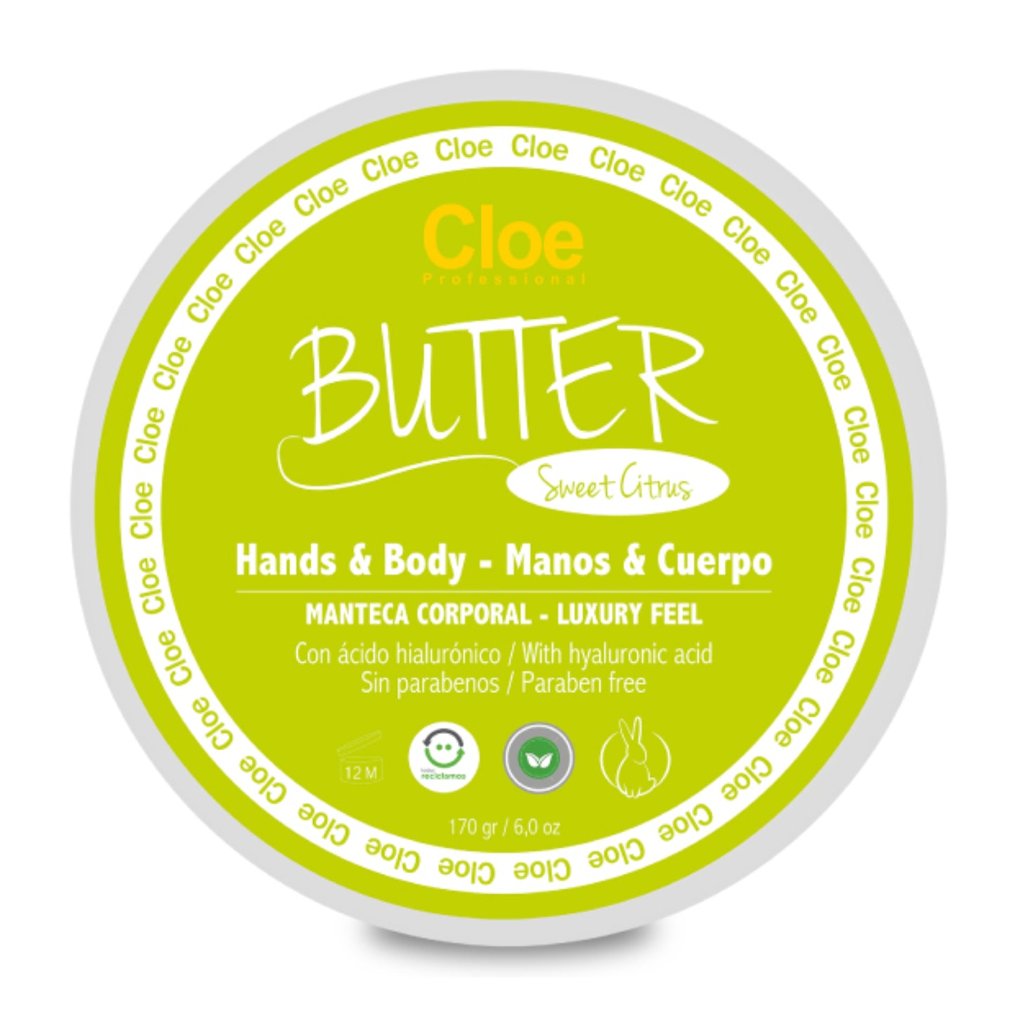 Cloe Butter Sweet Citrus Manteca Para Manos Y Cuerpo 170 GR