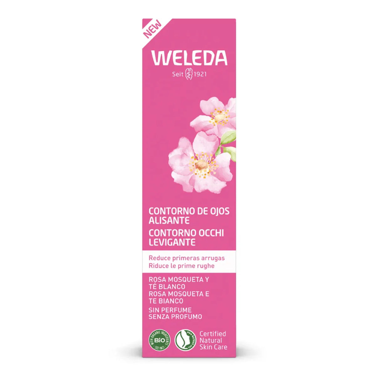 Weleda Contorno De Ojos Alisante De Rosa Mosqueta Y Té Blanco 12 ML