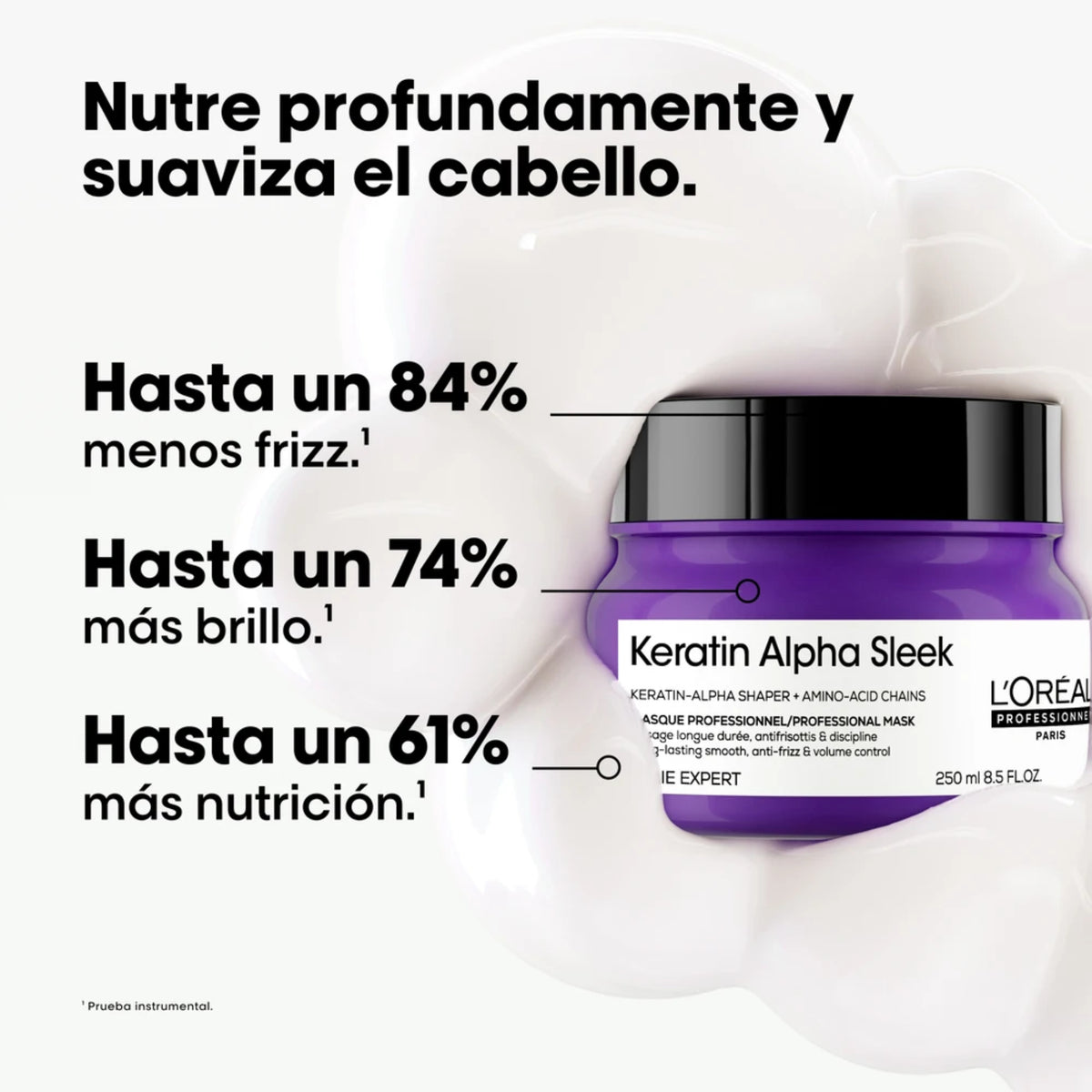 L'oréal Professionnel Máscara Anti-Frizz Keratin Alpha Sleek - 250 ML
