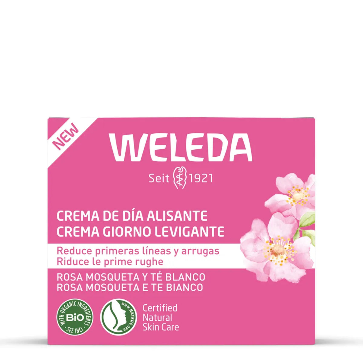 Weleda Crema de Día Alisante de Rosa Mosqueta y Té Blanco 40 ML