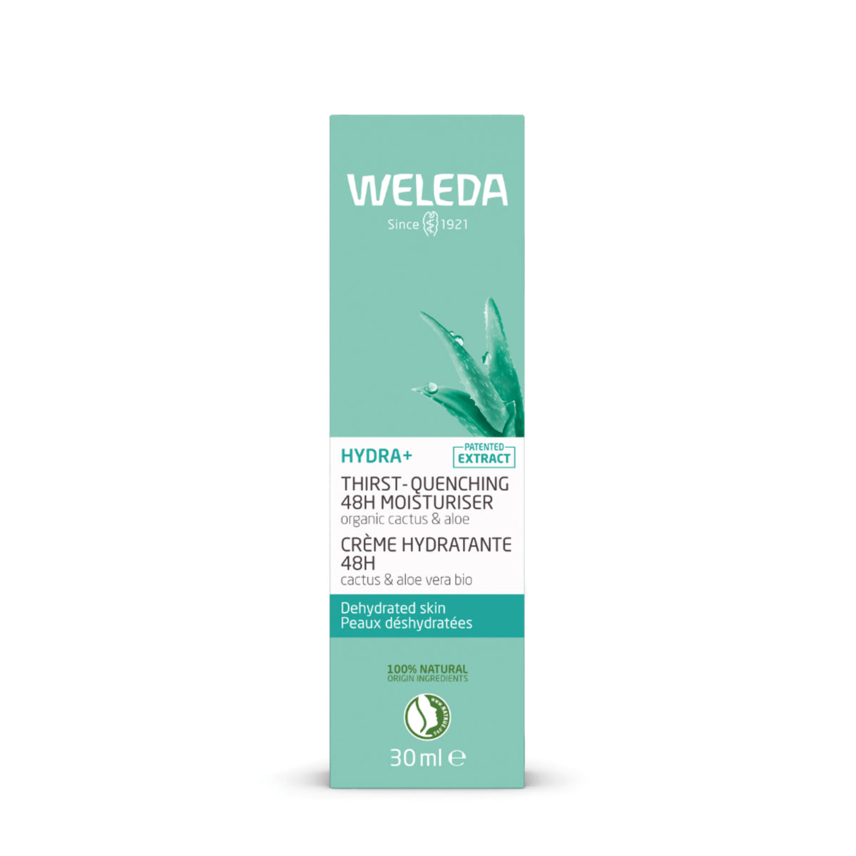 Weleda 48H HydraCream Hidratación Y Frescura Cactus 30 ML