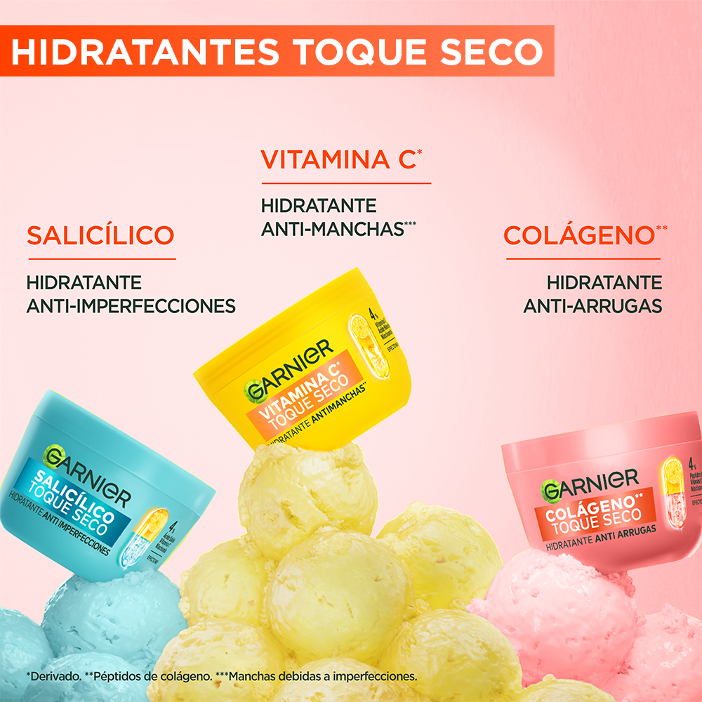 Garnier Toque Seco Crema Facial Colageno 85gr