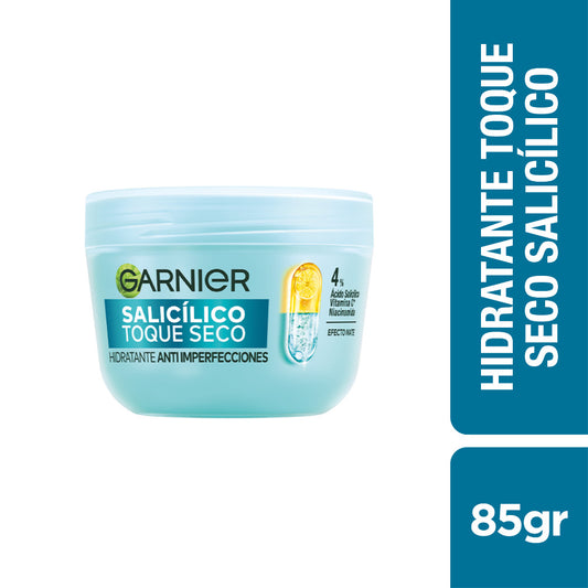 Garnier Toque Seco Crema Facial Ácido Salicílico 85gr