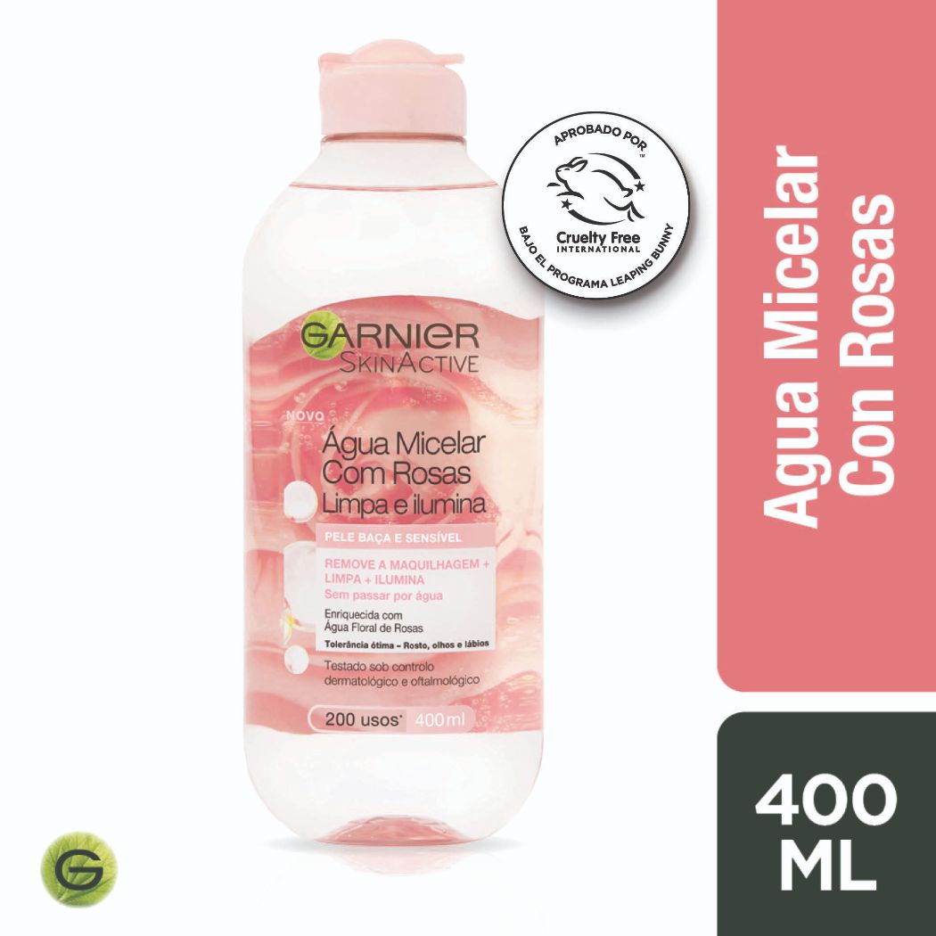 Garnier Skin Active Agua Micelar Rosas 400ML