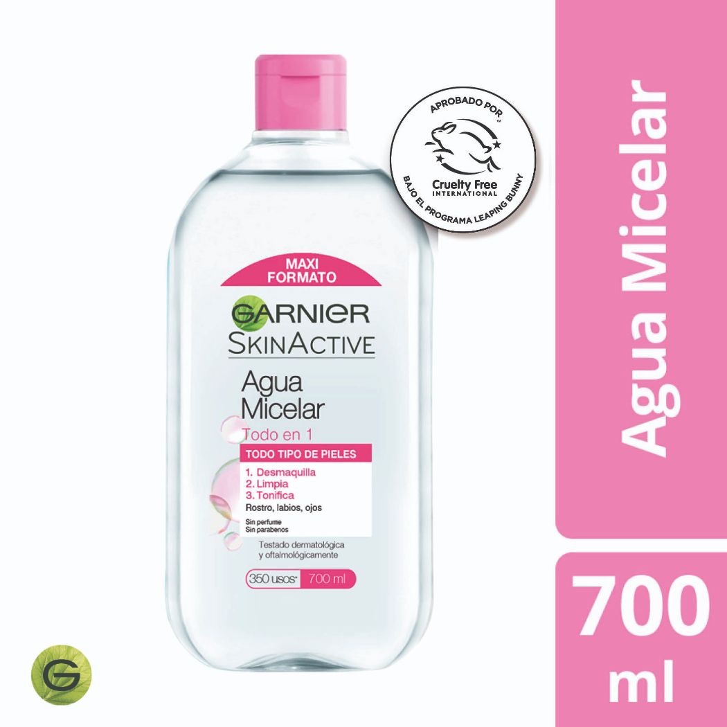 Garnier Skin Active Agua Micelar Todo Tipo de Piel 700ML