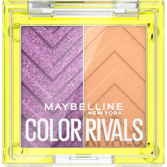 Maybelline Sombra Paleta 2 Tonos Color Rivals Spontaneous X Purposeful
