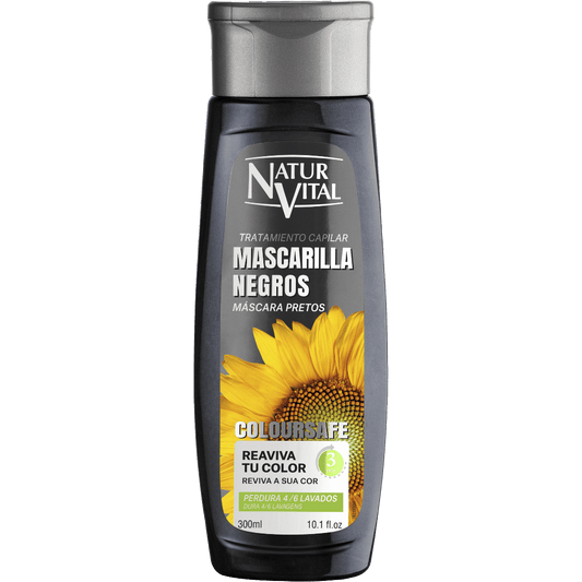 Natur Vital Coloursafe Mascarilla Negro 300ML