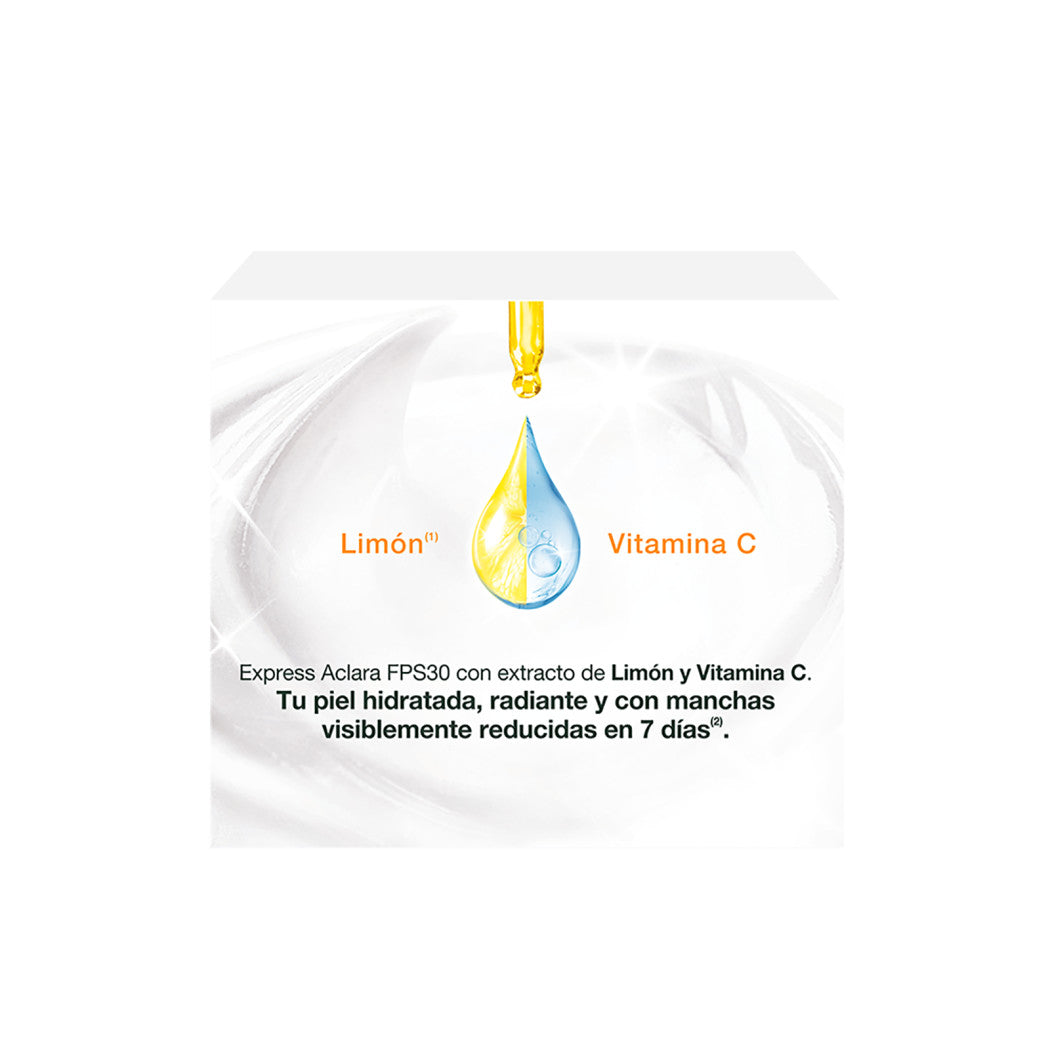 Garnier Express Aclara Crema Hidratante Vitamina C Fps30 50Ml