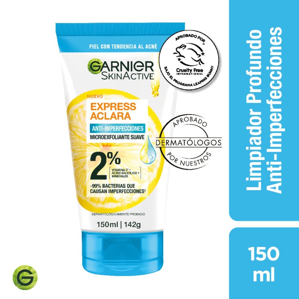 Garnier Skin Active Gel Limpiador Profundo Anti Imperfecciones 150ML