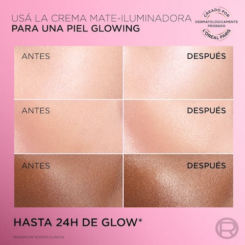 L'oréal Crema Dia Anti Manchas Glycolic Bright Mate Iluminadora 50ml