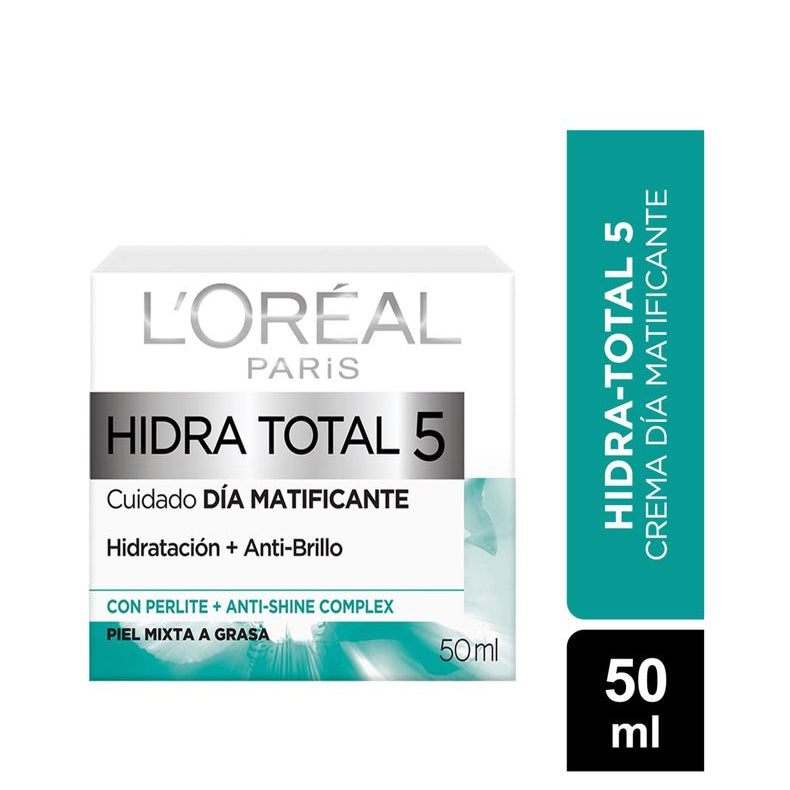 Loreal Crema Rostro Dia HT5 Hidra Total 5 Matificante