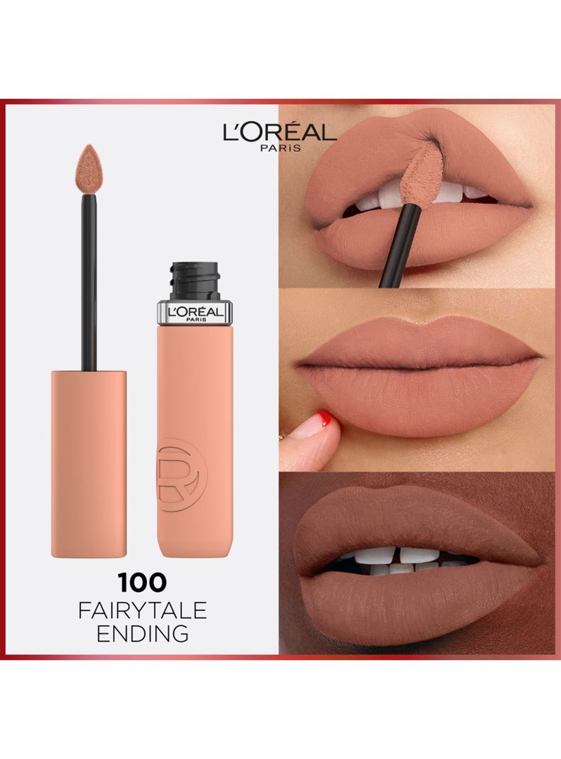Loreal Labial Liquido Infallible Matte 100 Fairytale Endi
