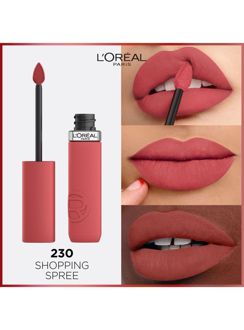 Loreal Labial Liquido Infallible Matte 230 Shopping Spree