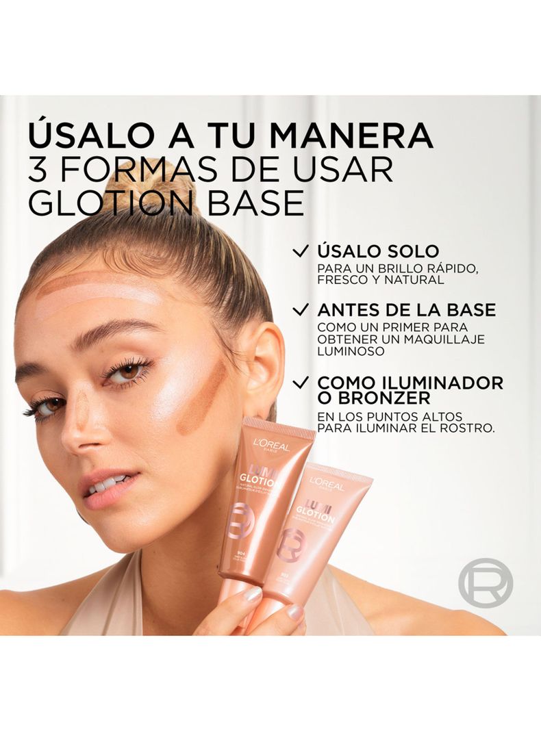 Loreal Base Maquillaje Lumi Glotion 901 Fair