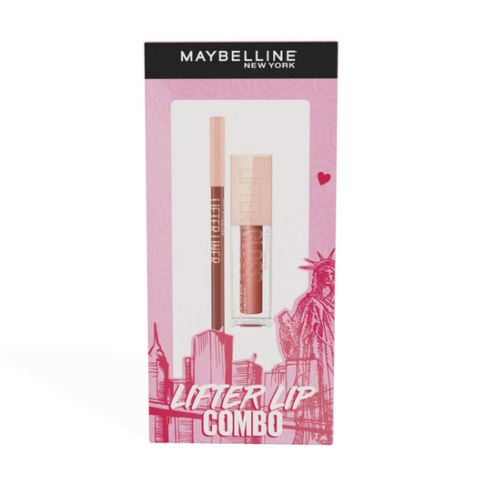 Maybelline Labial Lip Lifter Gloss 009 Topaz+Delineador Lifter 03 Player