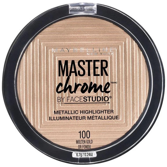 Maybelline Iluminador Master Chrome 100 Molten Gold