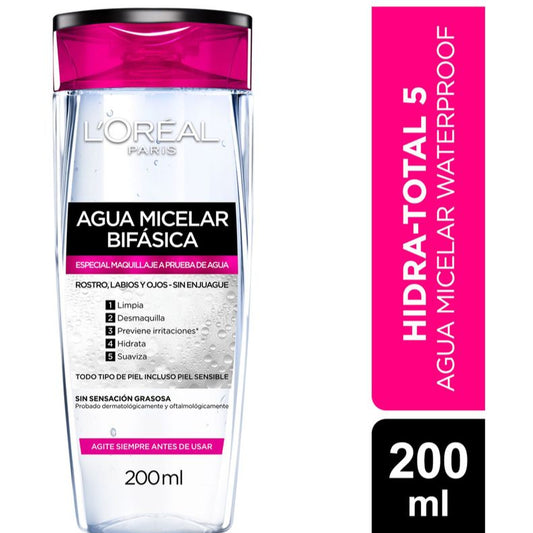 Loreal Hidra Total  HT5 Agua Micelar Bifasica 200ML