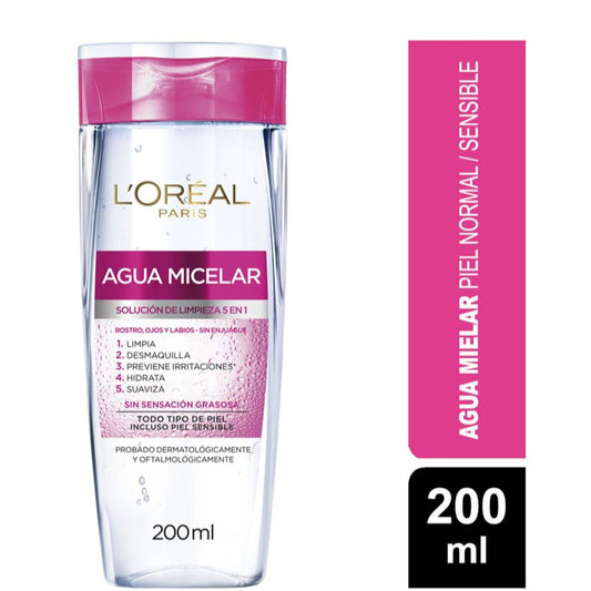 Loreal Hidra Total 5 HT5 Agua Micelar Piel Sensible 200ML