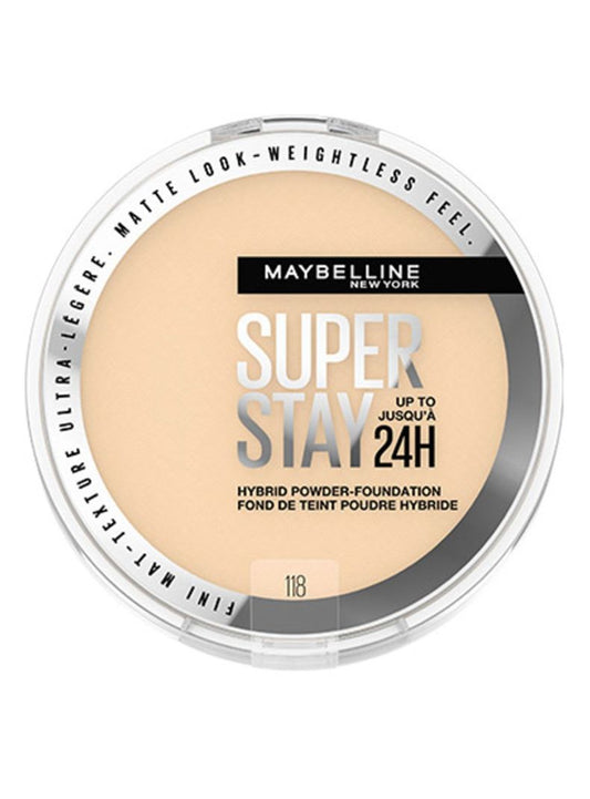 Maybelline Base Polvo Compacto Superstay Hybrid 118