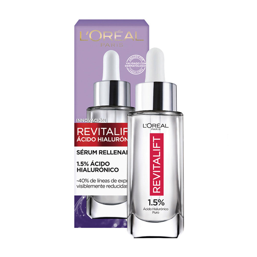 Loreal Revitalift Serum Rellenador 1,5% Acido Hialuronico 30ML