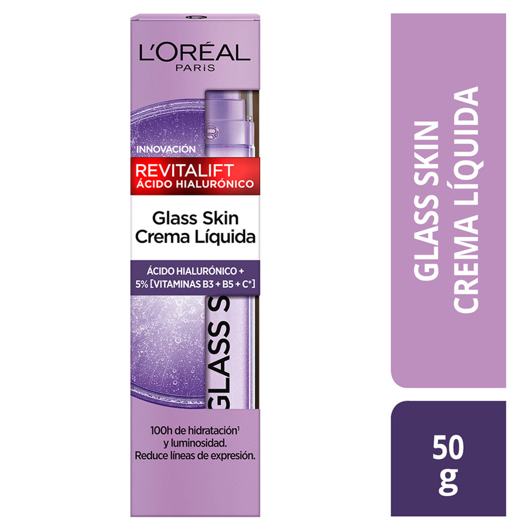 L'oréal Revitalift Glass Skin Crema Liquida 50gr