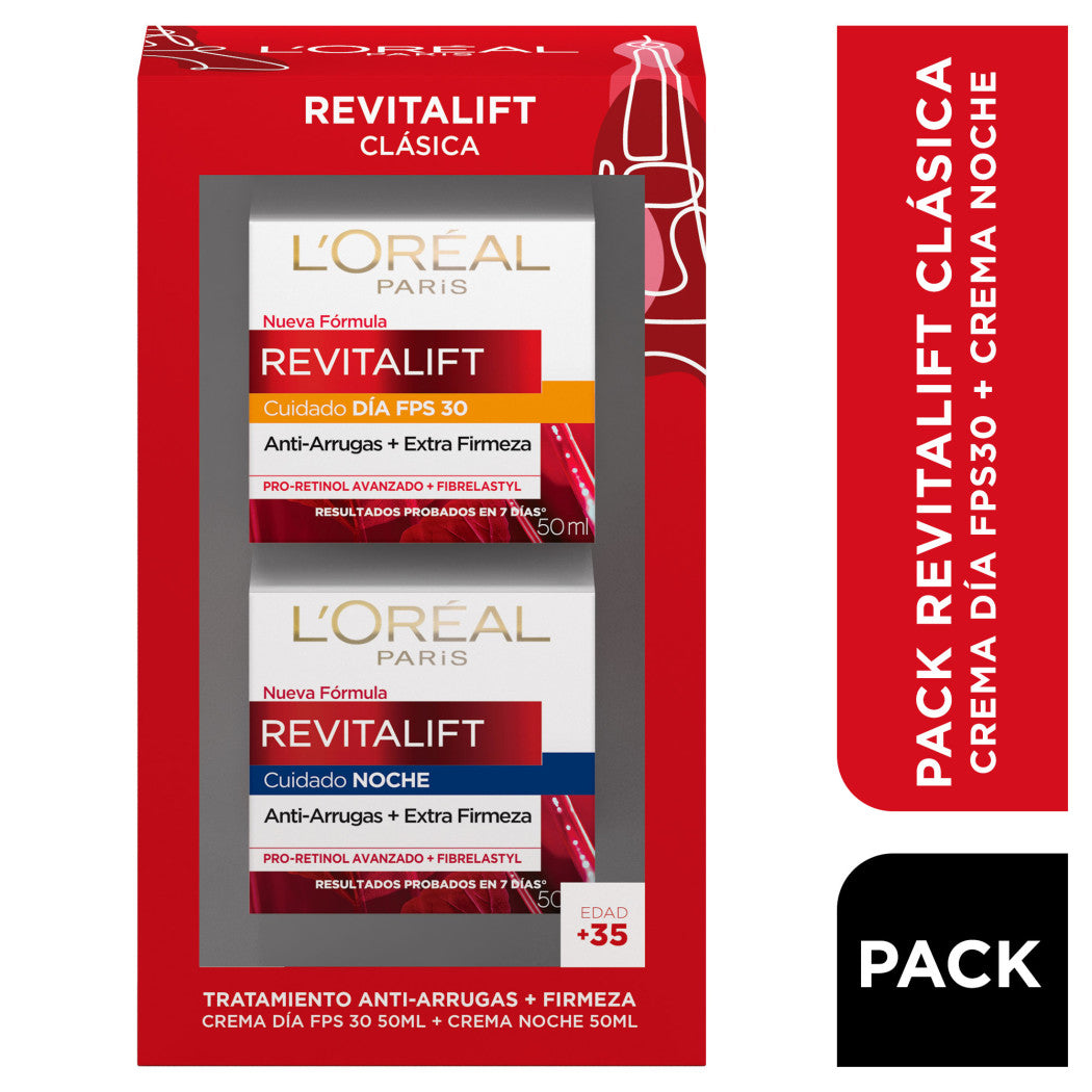 Loreal Revitalift Crema Dia Spf 30+ Crema Noche