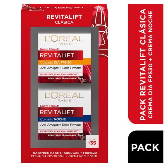 Loreal Revitalift Crema Dia Spf 30+ Crema Noche