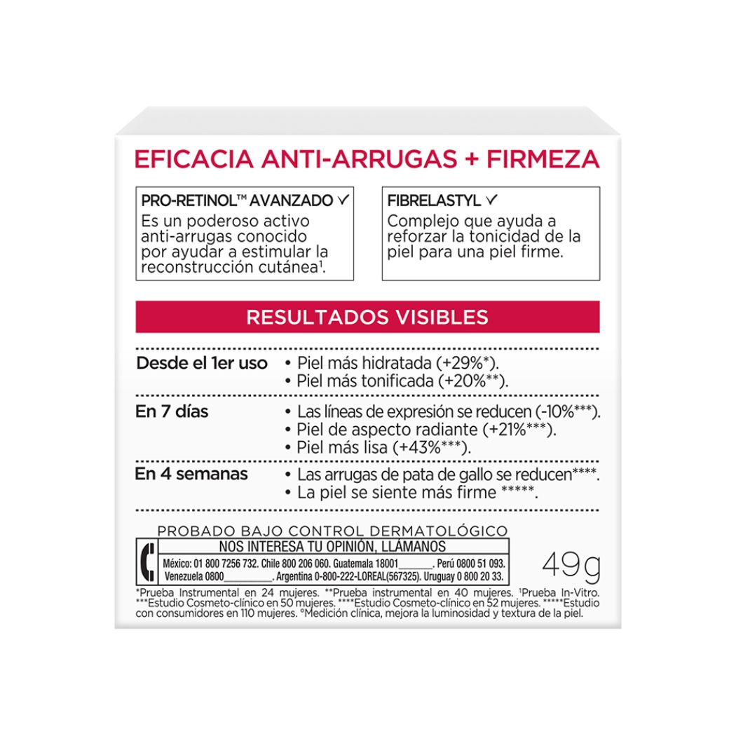 Loreal Revitalift Crema Noche Anti Arrugas 50ML