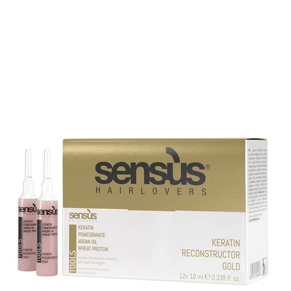 Sensus Ampollas Keratin Reconstructor Gold 10ml