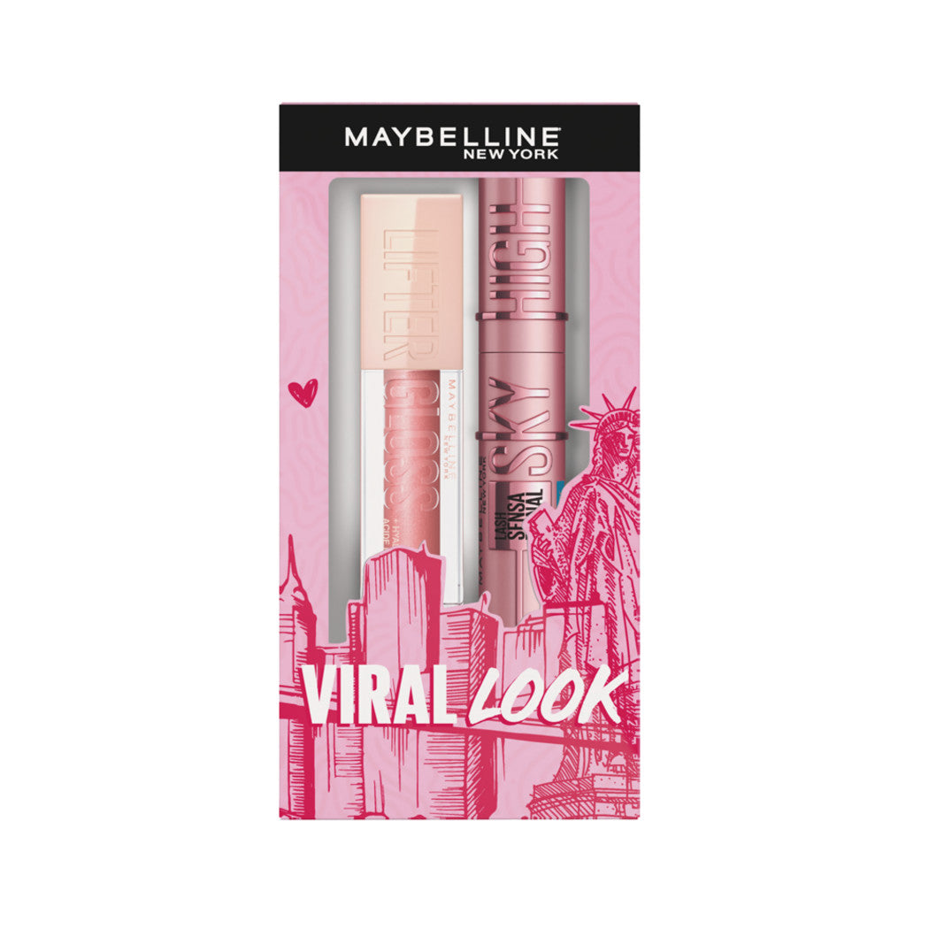 Maybelline Mascara Sky High Waterproof+Lifter Gloss 003 Moon