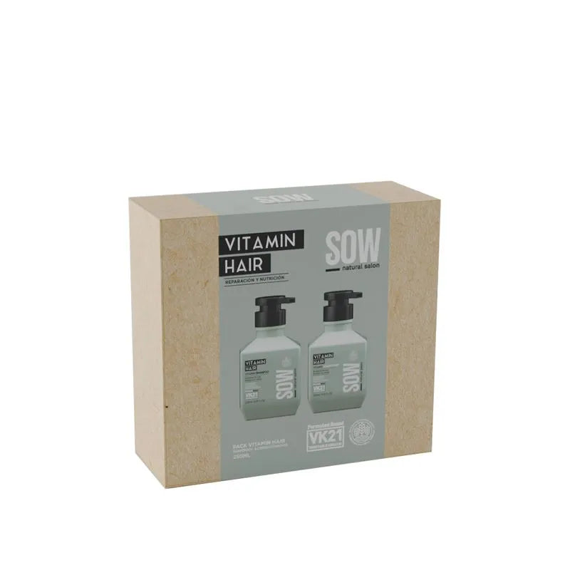 Sow Vitamin Shampoo 250Ml+ Acondicionador 250ml Pack